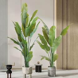 Tape leaves feel material simulated banana tree tropical broad-leaf green plants Nordic INS style indoor living room plants