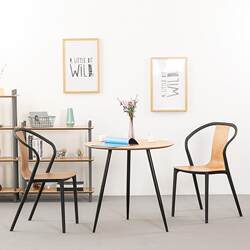 Creative small apartment round table living room dining table Nordic modern simple negotiation table fashion ins coffee table