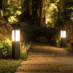 Solar lawn light outdoor waterproof courtyard lights simple modern villa park landscape grass road street lights