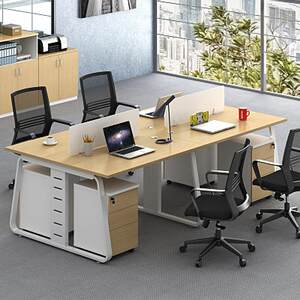 
Office furniture double staff desk combination simple modern 4,6 staff screen seat
