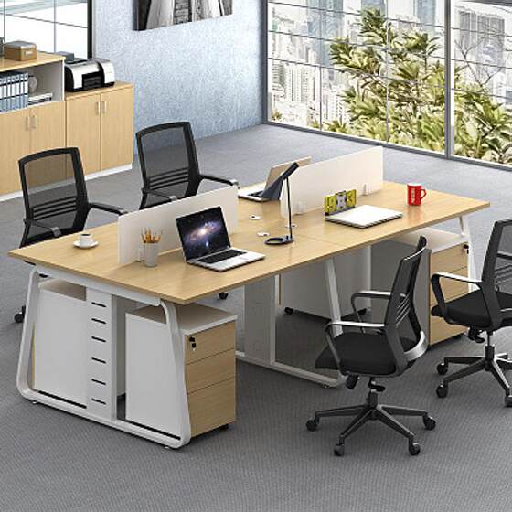 
Office furniture double staff desk combination simple modern 4,6 staff screen seat