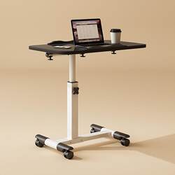 Lazy laptop desk bed desk bedroom simple mobile table foldable rotary lift bedside table