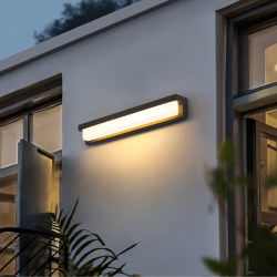 Outdoor waterproof wall lamp, garden lamp, balcony lamp, modern minimalist villa lamp, solar wall lamp, exterior Y wall lamp, door head