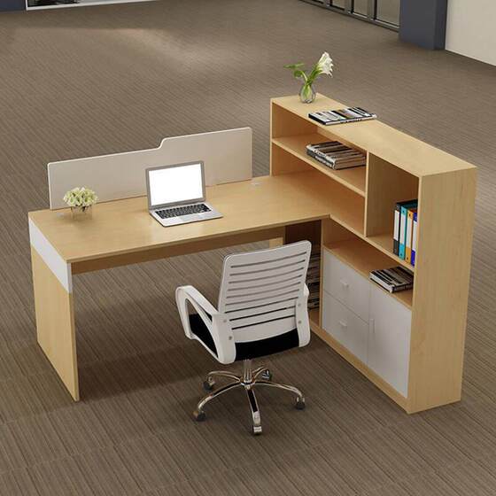 Office Furniture Employees Position Screen Multi -Person Simple and Modern desk and chair combination 4 people