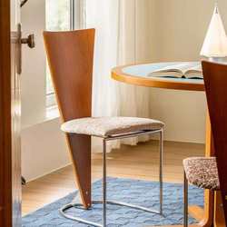 Cosine Furniture antique style solid wood dining chairs home dining tables and chairs cafe creative metal retro designer chairs