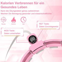 The new smart hula hoop that won't fall off can be detached and massage hula hoop lazy fitness equipment