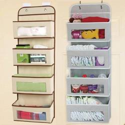 Student Dormitory Bed Storage Hanging Bag Wall Shelf Bedside Wall Behind-The-Door Hanging Phone Wall-Mounted Pouch Organizer