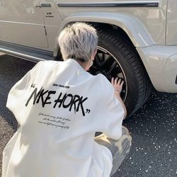 Short-Sleeved T-Shirt for Men, Summer 2026 New Style, American High Street Fashion Brand, Half-Sleeved, Loose Fit, Heavy-Duty Pure Cotton T-Shirt for Men