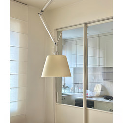 Croissant Bauhaus Restaurant Chandelier, Movable Study Room Vintage Italian Swing Arm Designer High-End Chandelier