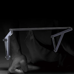 Pull-up wall punching horizontal bar household interior wall double-force arm fixed single-bar home fitness equipment