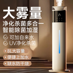 2025 New Model Humidifier for Living Room, Large Spray, Household Silent Floor-Standing Aromatherapy Air Purifier All-In-One