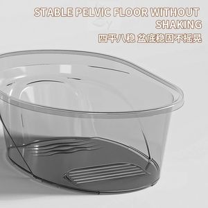 
Transparent children's bathtub for home use newborn babies thickened bathtub for large size for sitting and lying basin for children's bathtub