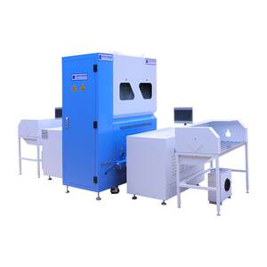
Fluffy hand velvet filling machine factory supplies Shanghai Fudaquan automatic down jacket down pants intelligent down filling machine