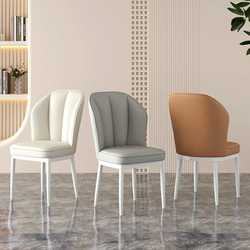 Nordic chair study leisure chair dining table negotiation backrest chair cafe home simple desk stool
