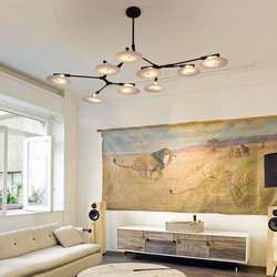 Post-modern minimalist designer chandelier Nordic creative personality guest dining room bedroom chandelier