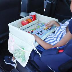 Stroller, children's car table, multi-waterproof function, small tray seat, car storage, baby table, safe dinner plate