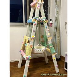 DIY Cat Climbing Frame Sisal Rope Cat Scratching Post Green Natural Hemp Rope Handmade Ladder Modification Materials Hemp Rope