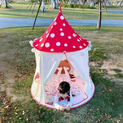 Outdoor Camping Tent Indoor Children's Playhouse for Girls and Boys Indian Tent Castle Small House