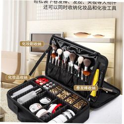 Women Professional Suitcase Makeup Box Make Up Cosmetic Bag