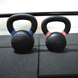 Kettlebell fitness household hard kettlebell spray-plastic dumbbell explosive cast iron kettle lift men and women squat training