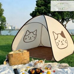 Spring Outing Portable Children's Tent Indoor Outdoor Beach Folding Sunshade Tent Park Picnic Camping Equipment Toys
