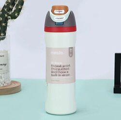 New Owala Ribbon Insulated Cup with Pop-Up Lid, Stainless Steel Water Cup, Sports Insulated Water Cup, Outdoor Sports Water Cup