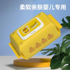 
Skin-friendly baby thickened wet wipes special price baby soft baby hand mouth fart special family affordable cleaning