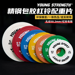 Small Weight Barbell Weight Plates Coated with Rubber, Small Rubber Plates for Home Fitness, Professional Gym, Commercial Weightlifting, Weight-Increasing Plates