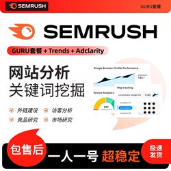 Semrush Guru Package Includes Trend Analysis, Allows You to Inquire about Competitor Information, and Seo Tools