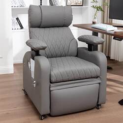 Reclining Office Chair Plaid Sedentary Reclining For Home Computer Chair Nap E-sports Lazy Chair Internet Cafe E-sports Sofa