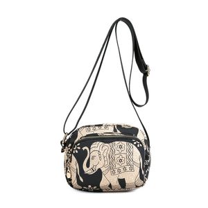 
Casual women's shoulder mobile phone small bag large capacity outdoor shopping crossbody backpack trendy water-repellent nylon cloth bag