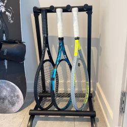 Tennis Court Gym Home-Use Tennis Racket Rack Multi-Racket Storage Rack Children's Display Rack Vertical Stand