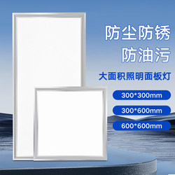 Ceiling Light Led Panel Light Ceiling Kitchen and Bathroom Light Kitchen Bathroom Light Office Recessed Flat Panel Lighting Fixtures