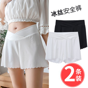 Pregnant women's safety pants, summer thin style for external wear, anti glare pregnancy safety pants, summer shorts, oversized leggings, summer clothing