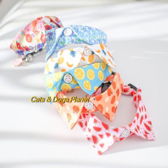 
Pet cat and dog collar cute decorative bow tie collar collar collar summer fashion small cats and dogs gold gradient