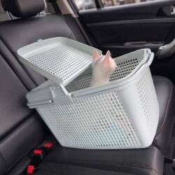 Airline Carrier Box for Cats, Suitable for Car Travel, Universal Portable Pet Carrier, Small Dog Travel Box, Cat Box