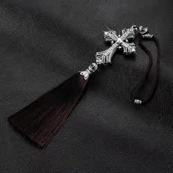 Cross Car Pendant Ornament Crystal Car Interior Decoration Creative Car Pendant Hanging Decoration 2021 New Model for Men and Women