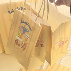 Retro Star-Themed Gift Storage Bag, High-Looking, ins Simple, Exquisite, Thickeneded and Durable Packaging Paper Bag for Gift Giving