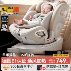 Two Rabbit-Shaped Safety Seats with Smart Ventilation for Infants and Toddlers, Suitable for Cars, from 0 to 12 Years Old, with Reclining Feature