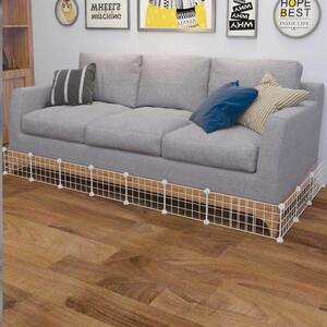 
Cat-blocking baffle to prevent rats, dogs, pets from drilling, bedroom U-shaped baffle, sofa side fence, iron mesh divider