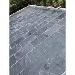Natural Bluestone Courtyard Floor Tiles, Outdoor Non-Slip Antique-Style Bricks, Outdoor Garden Terrace Floor Stones, Villa Square Bricks