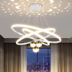 Living Room Chandelier Modern Minimalist Lighting Internet Celebrity Light Luxury Nordic Chandelier New Chinese Style American Style Bedroom Dining Room Chandelier