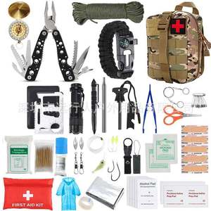 Mountaineering, camping, travel, outdoor supplies, survival tools set, outdoor camping, survival equipment, emergency kit