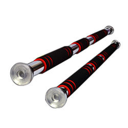 Pull-Up Bar 62-100cm Reinforced Steel Pipe Indoor Retractable Horizontal Bar for Home Door Frame Exercise