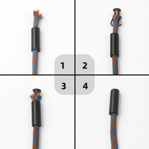 
Metal clip bell buckle rope buckle buckle sweatshirt down jacket trouser hat rope buckle button decorative accessories