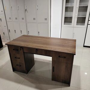 
Office computer desk writing desk staff desk with drawer financial desk clerk work desk office furniture desk