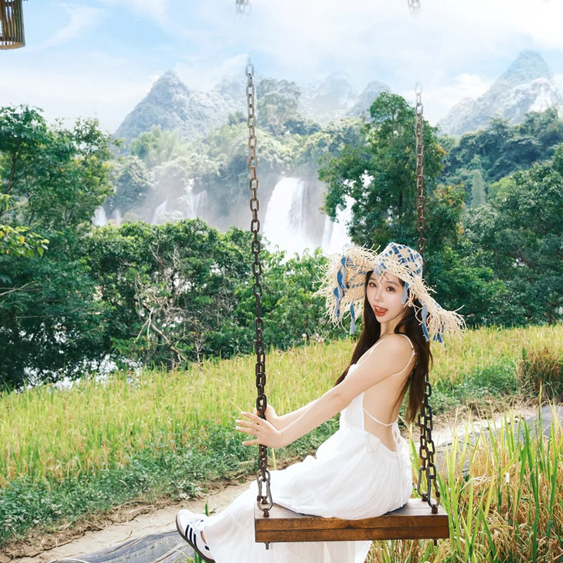 【纯玩含机票】广西旅游北海明仕村通灵峡谷德天瀑布5天4晚跟团游