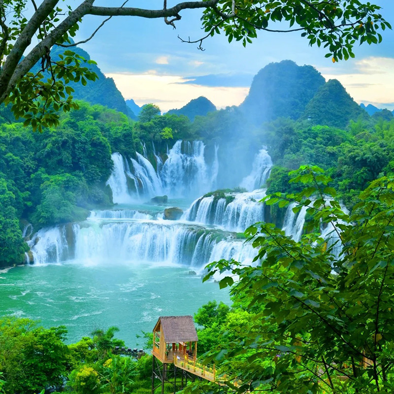 【纯玩含机票】广西旅游北海明仕村通灵峡谷德天瀑布5天4晚跟团游