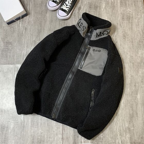 
Out of Canada! Autumn and winter men's turtleneck thickened warm cotton coat loose couple long-sleeved fleece jacket