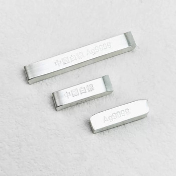 9999 Investment Silver Bar Pure Silver Nugget Silver Brick Pure Silver Raw Material Silver Ingot Broken Silver Pure Silver Collection